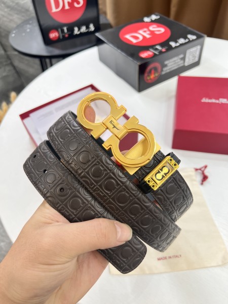 Streetwear Belt Ferragamo 320980 size:3.5cm