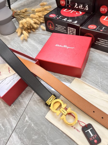 Streetwear Belt Ferragamo 321030 size:3.5cm