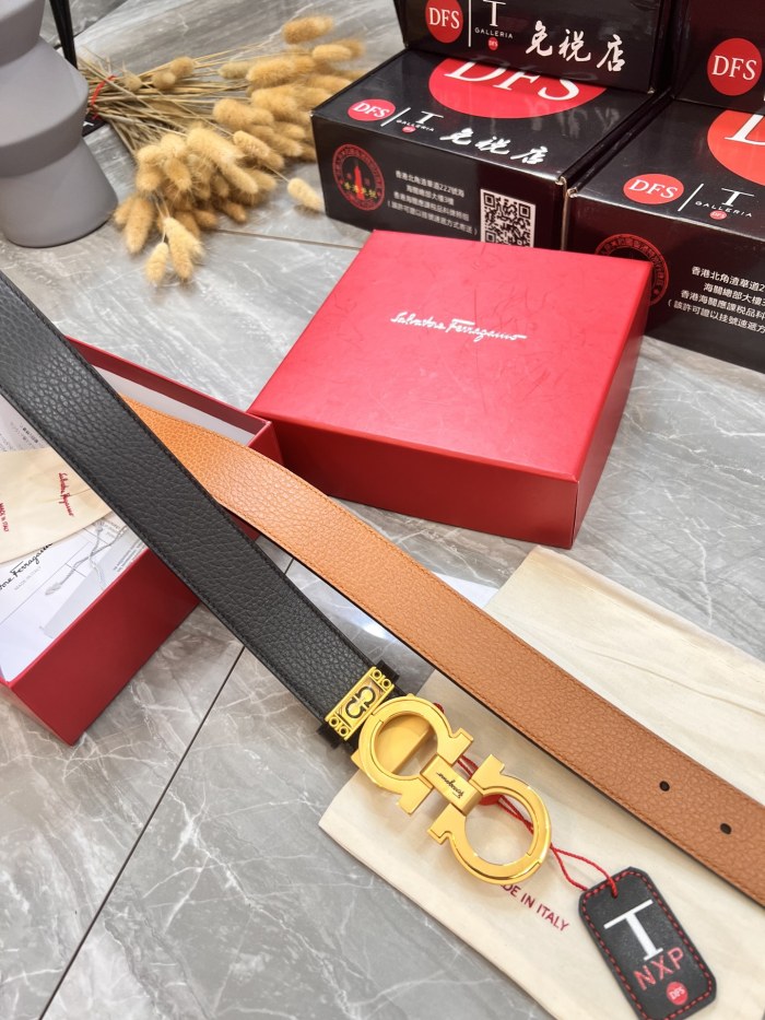 Streetwear Belt Ferragamo 321030 size:3.5cm