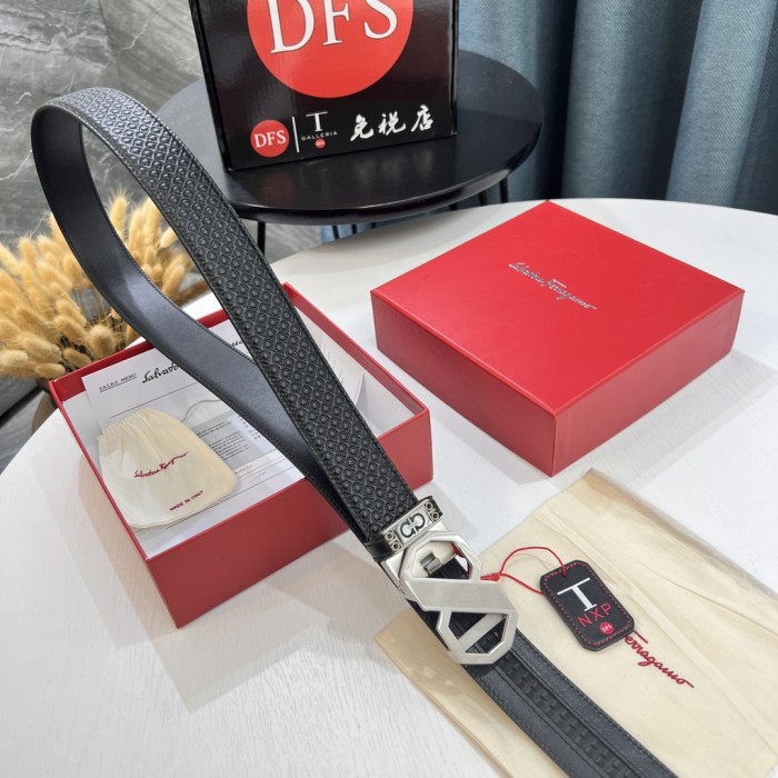 Streetwear Belt Ferragamo 320972 size:3.5cm