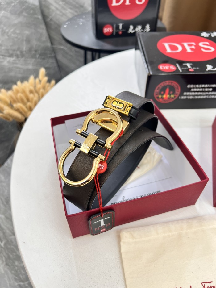 Streetwear Belt Ferragamo 320995 size:3.5cm