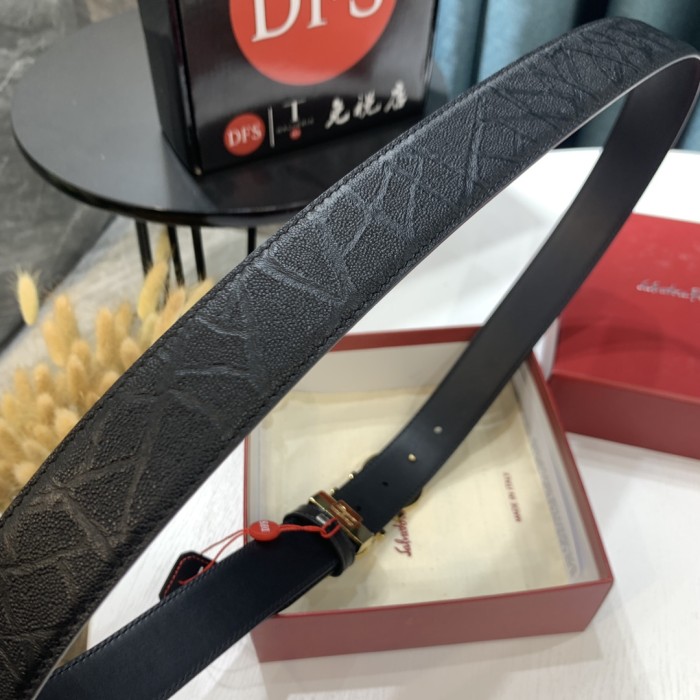 Streetwear Belt Ferragamo 321126 size:3.5cm