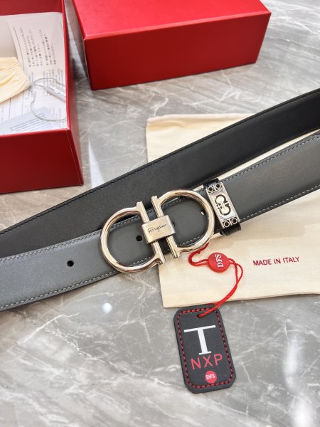 Streetwear Belt Ferragamo 320825 size:3.5cm
