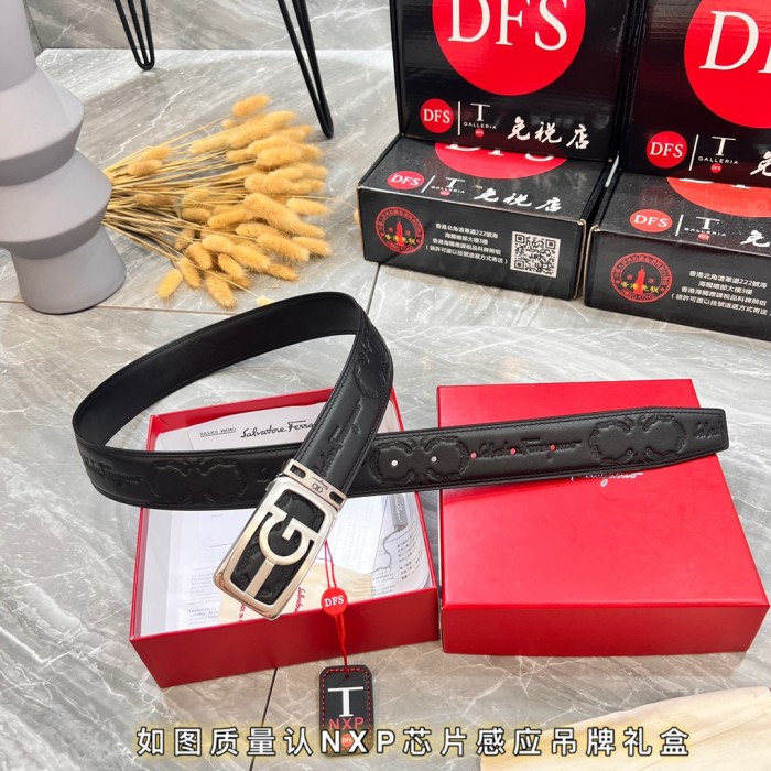 Streetwear Belt Ferragamo 320763 size:3.5cm