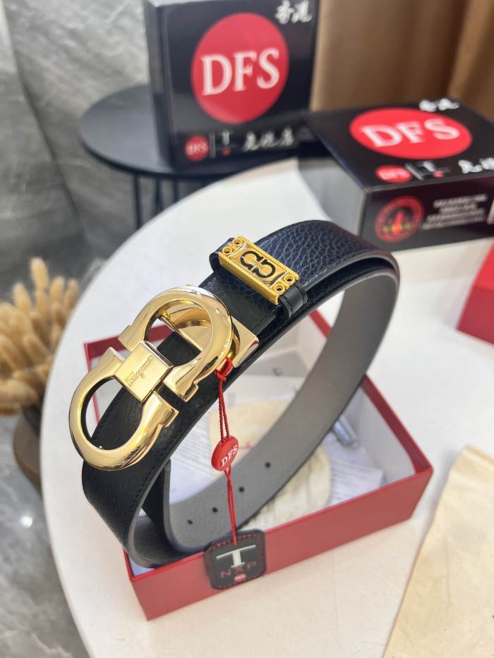 Streetwear Belt Ferragamo 320778 size:3.5cm