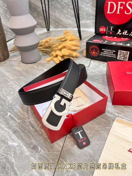 Streetwear Belt Ferragamo 320829 size:3.5cm