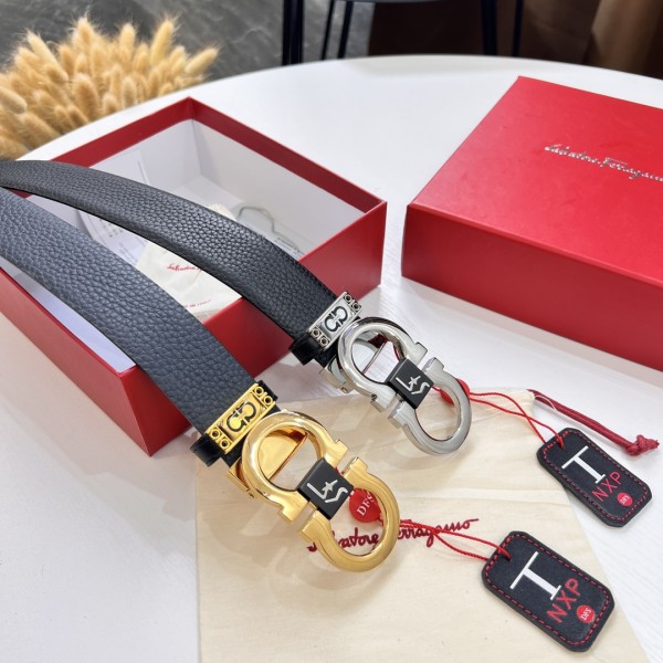 Streetwear Belt Ferragamo 320910 size:3.5cm