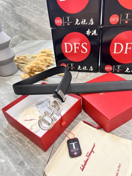 Streetwear Belt Ferragamo 320887 size:3.5cm