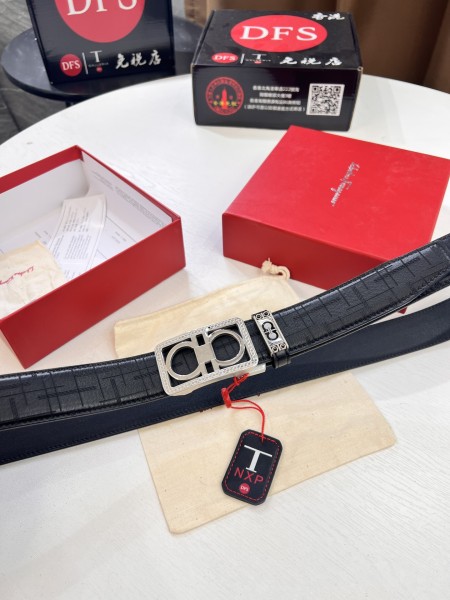 Streetwear Belt Ferragamo 320483 size:3.5cm