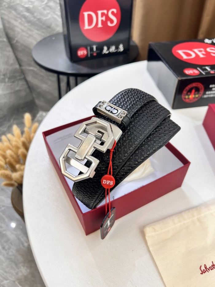 Streetwear Belt Ferragamo 320919 size:3.5cm