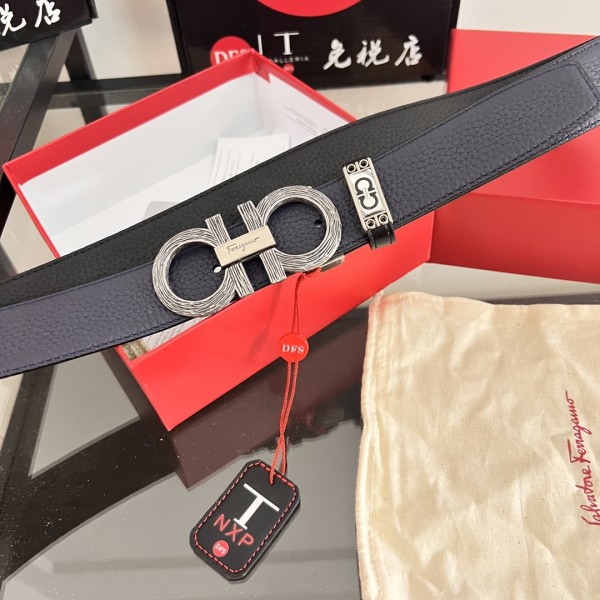 Streetwear Belt Ferragamo 320706 size:3.5cm