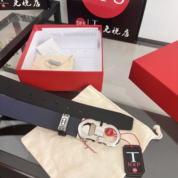 Streetwear Belt Ferragamo 320724 size:3.5cm