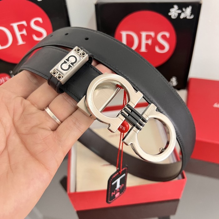 Streetwear Belt Ferragamo 320709 size:3.5cm