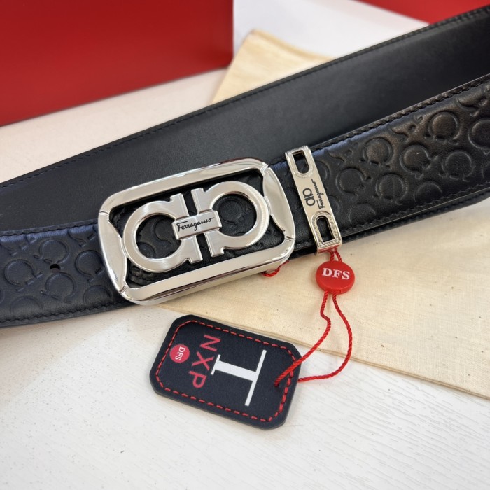 Streetwear Belt Ferragamo 320639 size:3.5cm