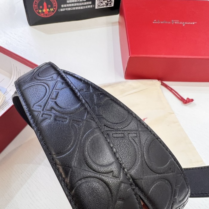 Streetwear Belt Ferragamo 320680 size:3.5cm