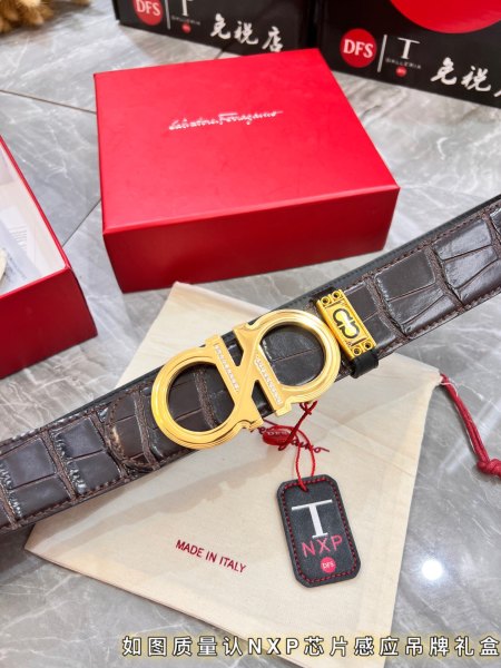 Streetwear Belt Ferragamo 320798 size:3.5cm