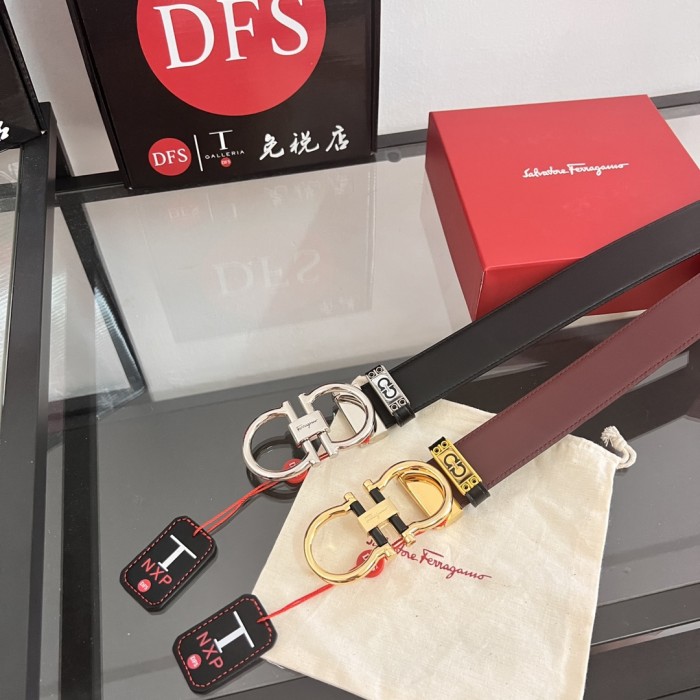 Streetwear Belt Ferragamo 320715 size:3.5cm