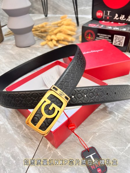 Streetwear Belt Ferragamo 320773 size:3.5cm
