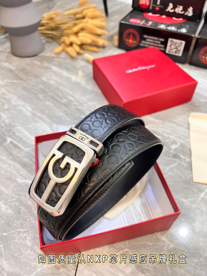 Streetwear Belt Ferragamo 320772 size:3.5cm