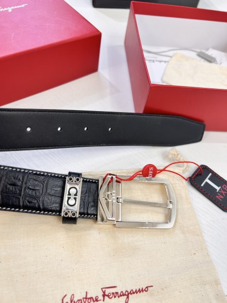 Streetwear Belt Ferragamo 320372 size:3.5cm