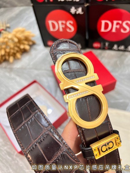 Streetwear Belt Ferragamo 320798 size:3.5cm