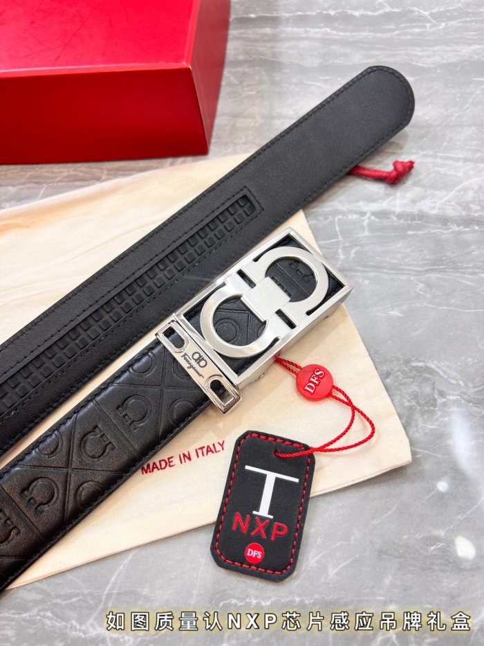 Streetwear Belt Ferragamo 320866 size:3.5cm