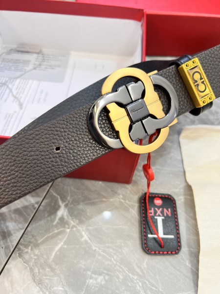 Streetwear Belt Ferragamo 320840 size:3.5cm