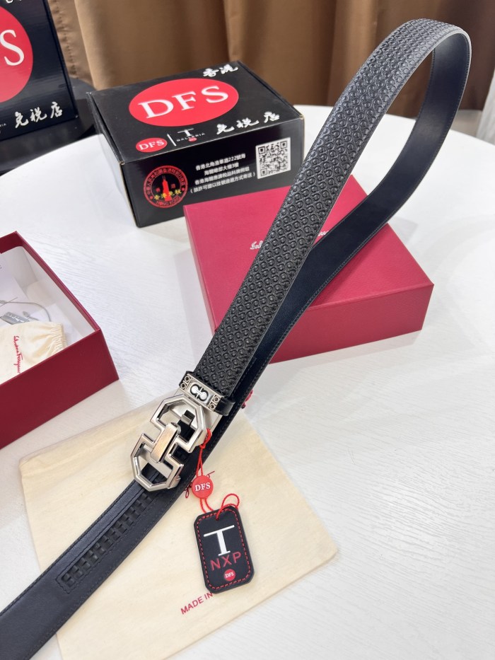 Streetwear Belt Ferragamo 320919 size:3.5cm