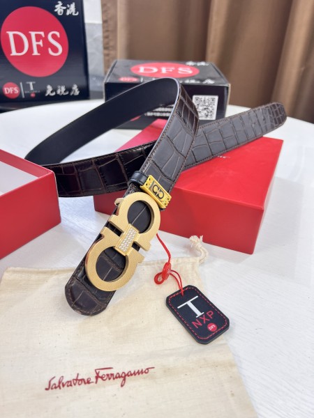 Streetwear Belt Ferragamo 320514 size:3.5cm