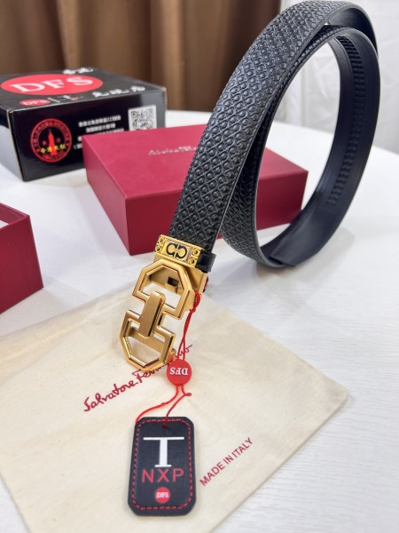Streetwear Belt Ferragamo 320918 size:3.5cm