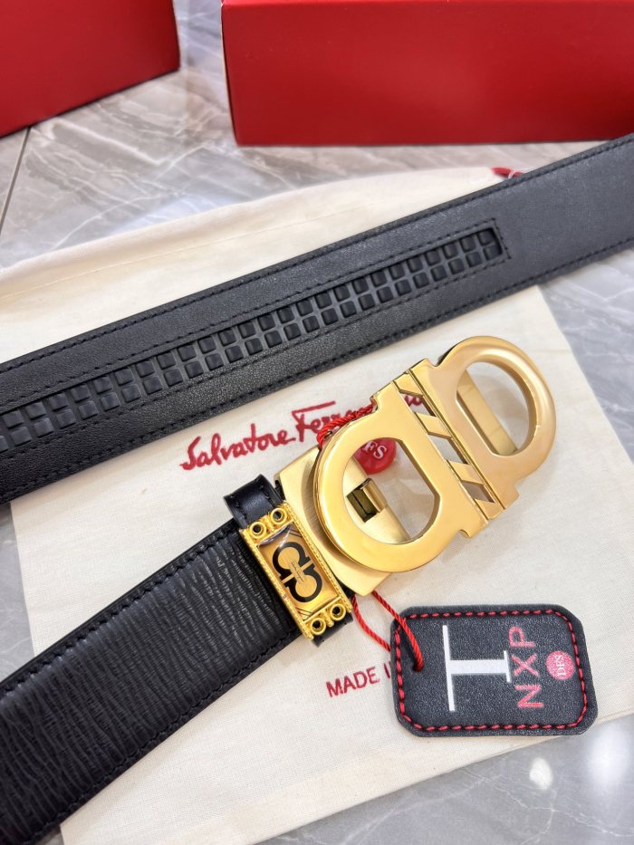Streetwear Belt Ferragamo 320874 size:3.5cm