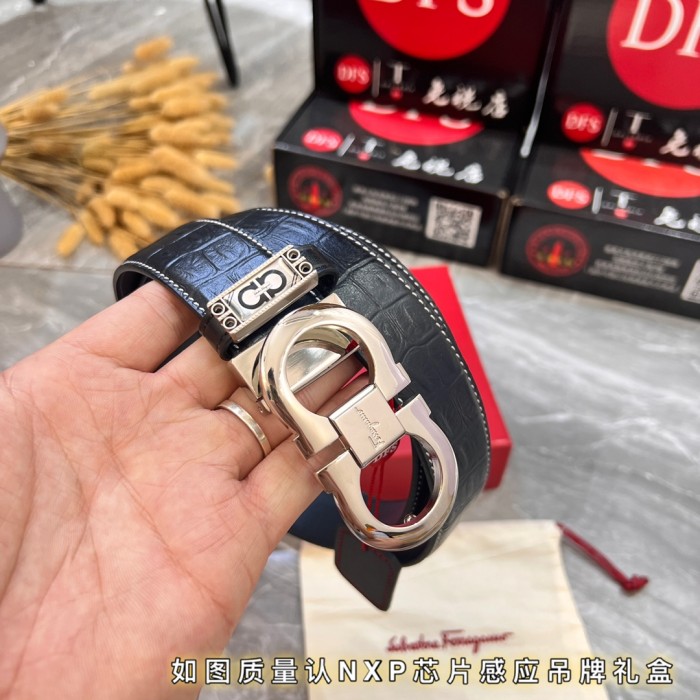 Streetwear Belt Ferragamo 320783 size:3.5cm