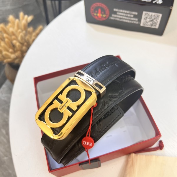 Streetwear Belt Ferragamo 320464 size:3.5cm