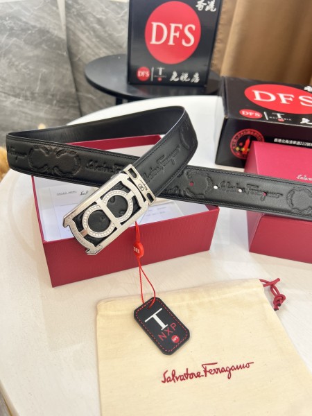 Streetwear Belt Ferragamo 320814 size:3.5cm
