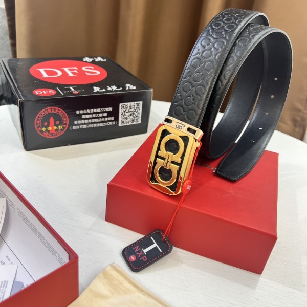 Streetwear Belt Ferragamo 320459 size:3.5cm