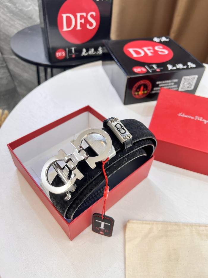 Streetwear Belt Ferragamo 320788 size:3.5cm