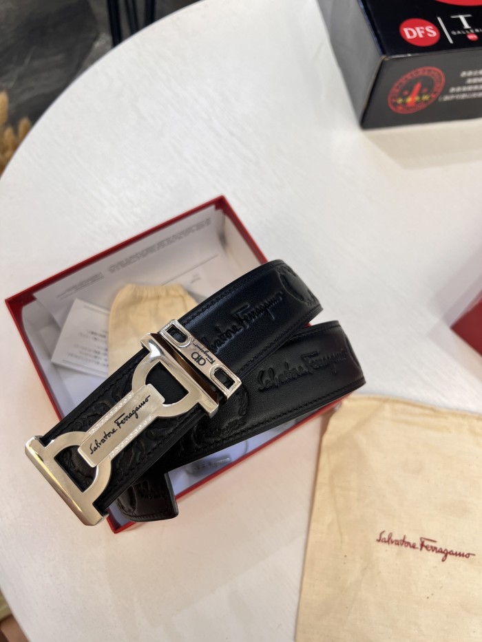 Streetwear Belt Ferragamo 320592 size:3.5cm