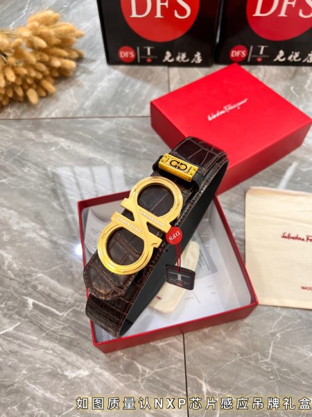 Streetwear Belt Ferragamo 320798 size:3.5cm