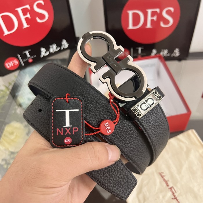 Streetwear Belt Ferragamo 320729 size:3.5cm