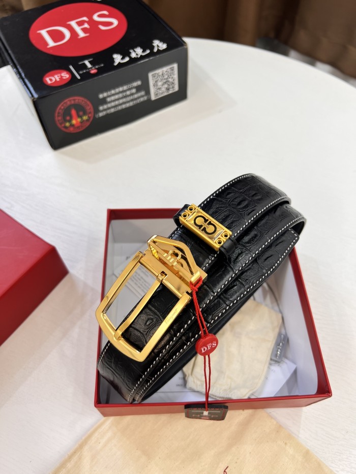 Streetwear Belt Ferragamo 320371 size:3.5cm