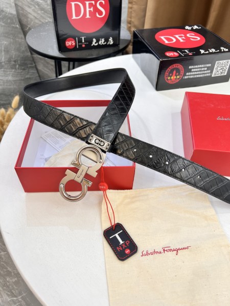 Streetwear Belt Ferragamo 320366 size:3.5cm