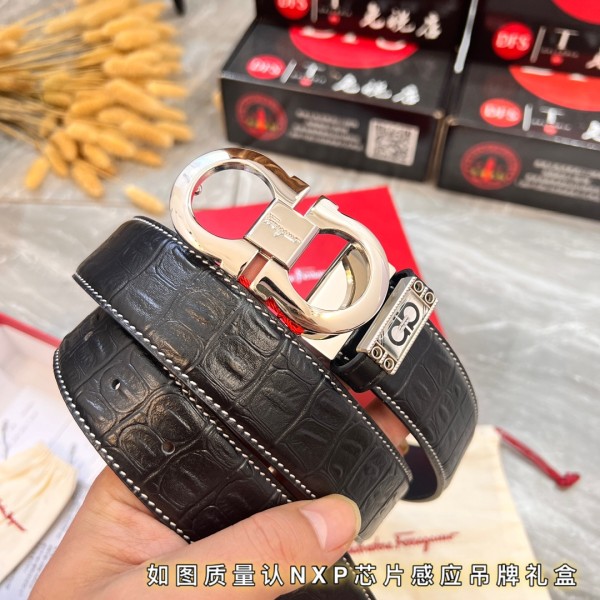 Streetwear Belt Ferragamo 320783 size:3.5cm
