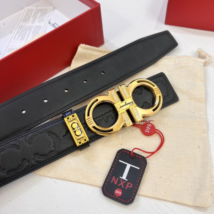 Streetwear Belt Ferragamo 320560 size:3.5cm