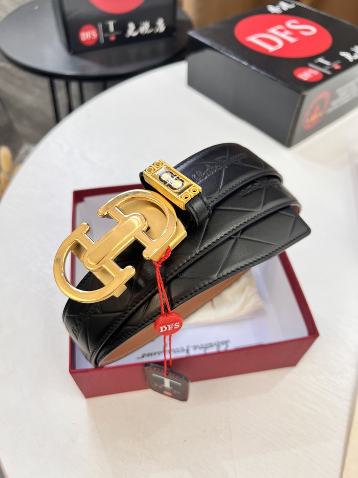 Streetwear Belt Ferragamo 320928 size:3.5cm