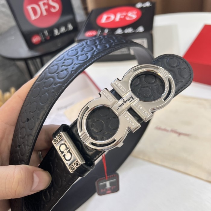 Streetwear Belt Ferragamo 320402 size:3.5cm