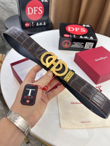 Streetwear Belt Ferragamo 320846 size:3.5cm