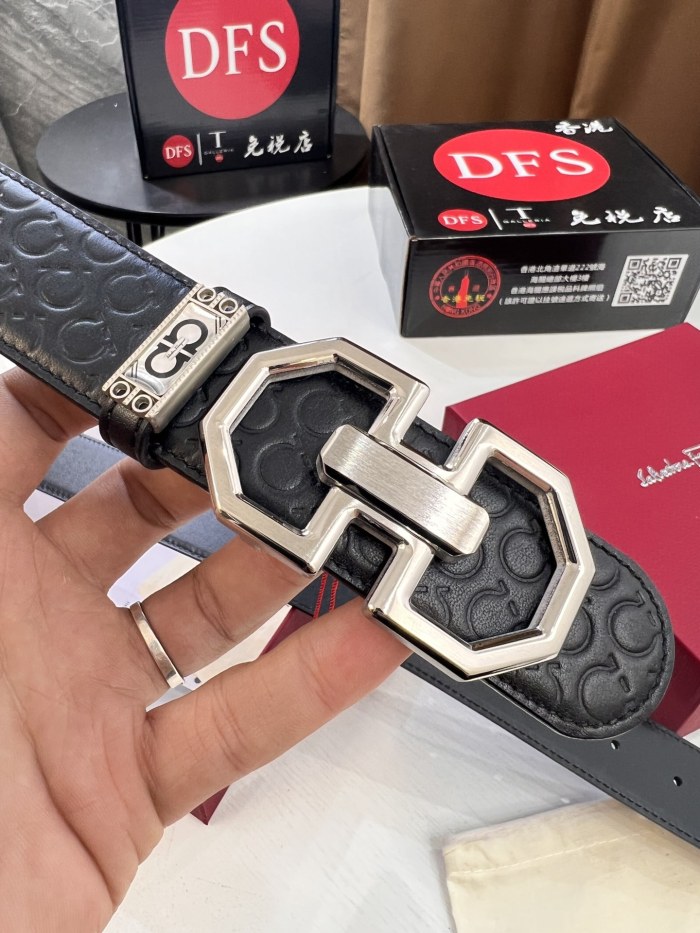 Streetwear Belt Ferragamo 320850 size:3.5cm