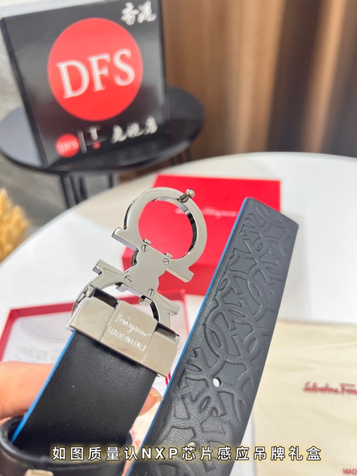 Streetwear Belt Ferragamo 320551 size:3.5cm