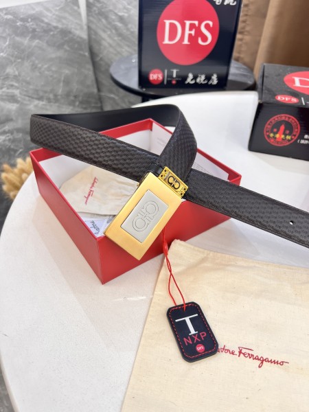 Streetwear Belt Ferragamo 320602 size:3.5cm