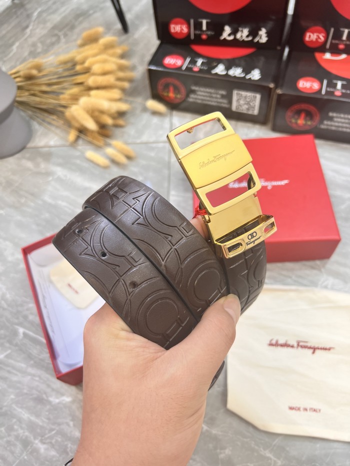 Streetwear Belt Ferragamo 320870 size:3.5cm